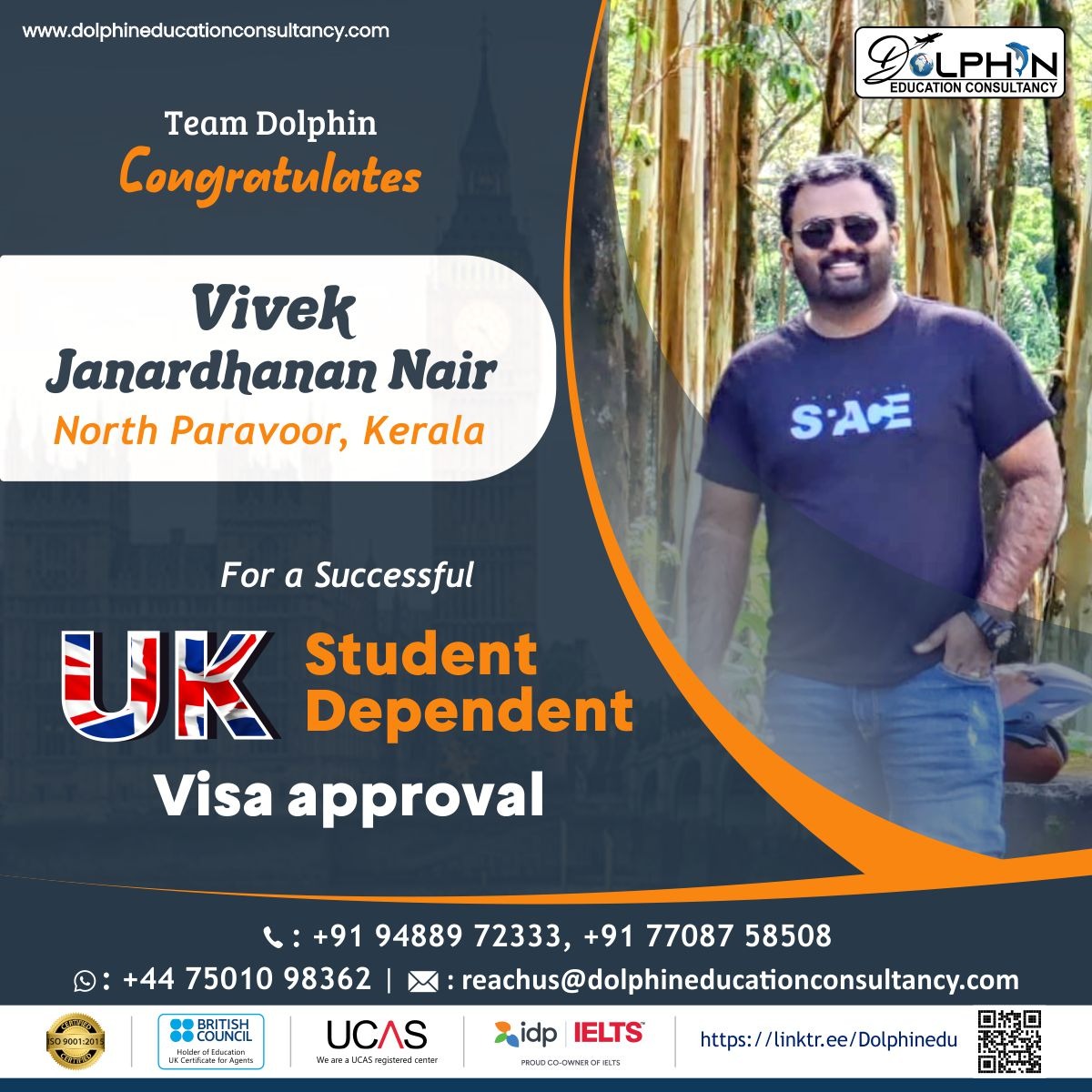 Vivek J Nair Dep Visa Poster